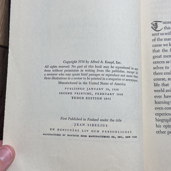 Jean Sibelius His Life and Personality by Karl Ekman Hard Cover Vintage Book - Picture 5 of 16